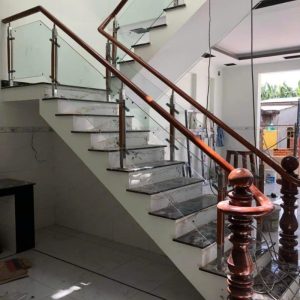 Cầu Thang Kính Cường Lực KCT-07