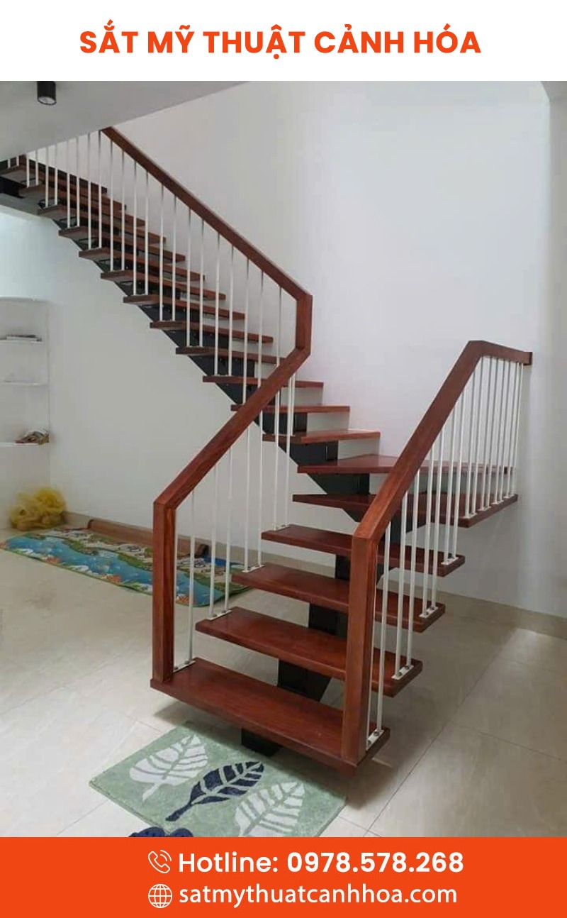 cau thang mt 160 - Cầu Thang Sắt Mỹ Thuật CTS-160