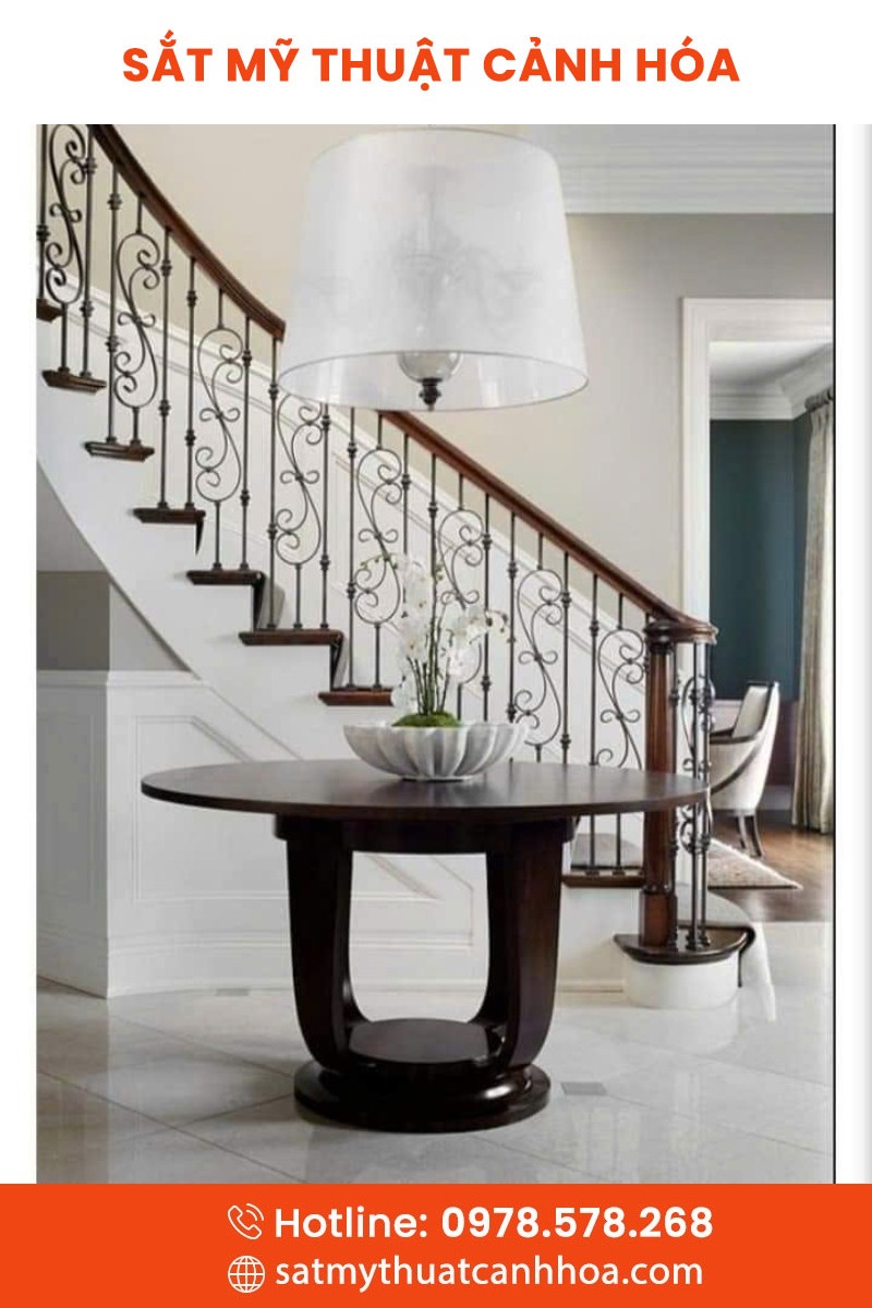 cau thang mt 169 - Cầu Thang Sắt Mỹ Thuật CTS-169