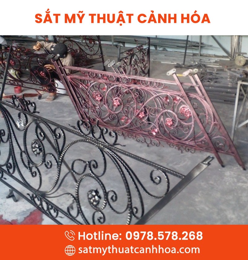 cau thang mt 47 - Cầu Thang Sắt Mỹ Thuật CTS-47