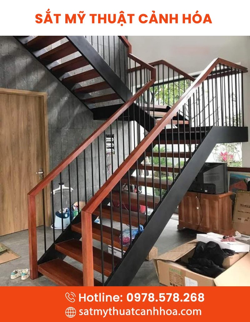 cau thang xuong ca 13 - Cầu Thang Xương Cá CTX-13