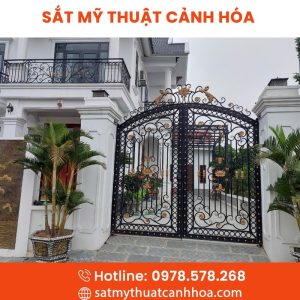 Cổng Sắt Mỹ Thuật 2 Cánh CSM-41