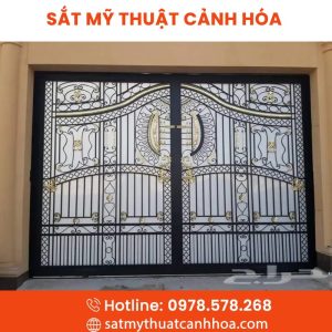 Cổng Sắt Mỹ Thuật 2 Cánh CSM-50