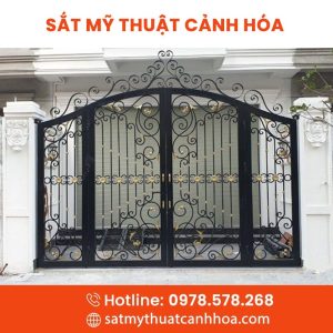 Cổng Sắt Mỹ Thuật 4 Cánh CMT-31