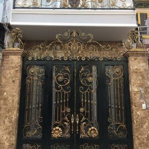 Cổng Sắt Mỹ Thuật 4 Cánh CMT-47