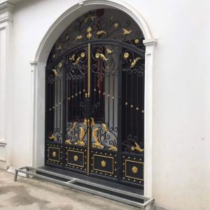 Cổng Sắt Mỹ Thuật 4 Cánh CMT-52