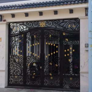 Cổng Sắt Mỹ Thuật 4 Cánh CMT-57