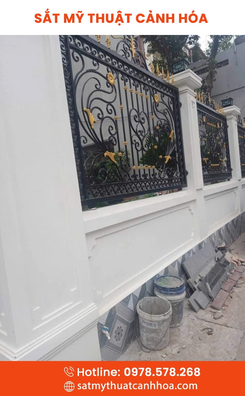 hang rao sat 19 - Hàng Rào Sắt Mỹ Thuật HRS-19