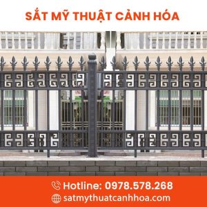 Hàng Rào Sắt Mỹ Thuật HRS-08