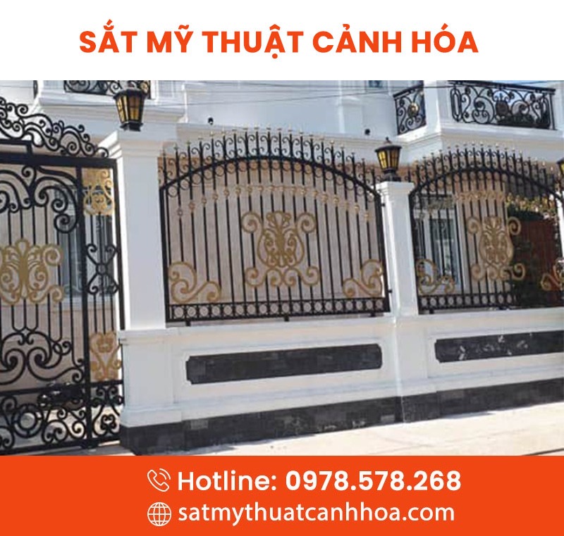 hang rao sat 9 - Hàng Rào Sắt Mỹ Thuật HRS-09