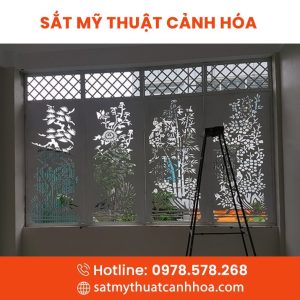 Hoa Sắt Cửa Sổ Mỹ Thuật HSM-30
