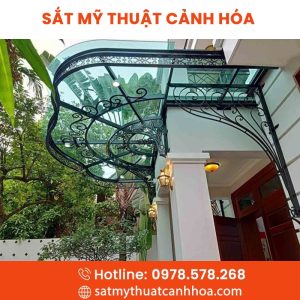 Mái Kính Sắt Mỹ Thuật MKS-116