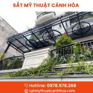 Mái Kính Sắt Mỹ Thuật MKS-118