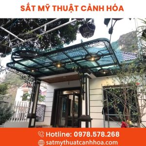 Mái Kính Sắt Mỹ Thuật MKS-12