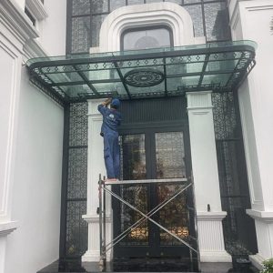 Mái Kính Sắt Mỹ Thuật MKS-134