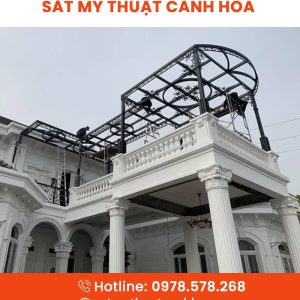 Mái Kính Sắt Mỹ Thuật MKS-136