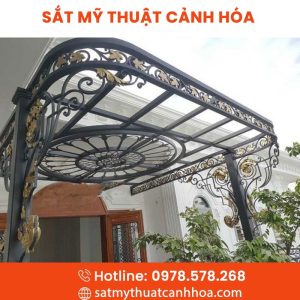 Mái Kính Sắt Mỹ Thuật MKS-139