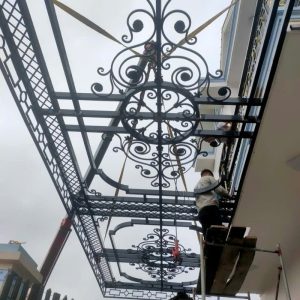 Mái Kính Sắt Mỹ Thuật MKS-21