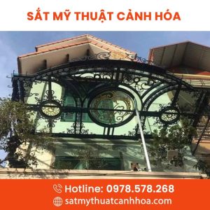 Mái Kính Sắt Mỹ Thuật MKS-30