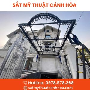 Mái Kính Sắt Mỹ Thuật MKS-33