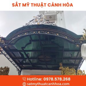 Mái Kính Sắt Mỹ Thuật MKS-37