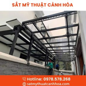 Mái Kính Sắt Mỹ Thuật MKS-41
