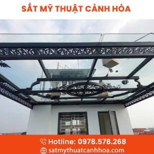 Mái Kính Sắt Mỹ Thuật MKS-45