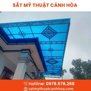 Mái Kính Sắt Mỹ Thuật MKS-55