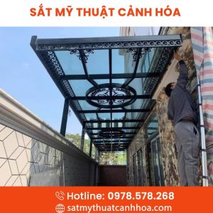 Mái Kính Sắt Mỹ Thuật MKS-57