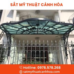 Mái Kính Sắt Mỹ Thuật MKS-58