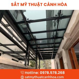 Mái Kính Sắt Mỹ Thuật MKS-65