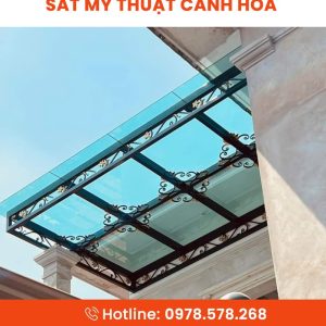 Mái Kính Sắt Mỹ Thuật MKS-78