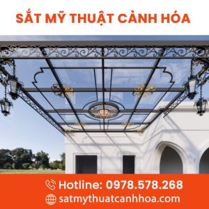 Mái Kính Sắt Mỹ Thuật MKS-84