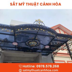 Mái Kính Sắt Mỹ Thuật MKS-87