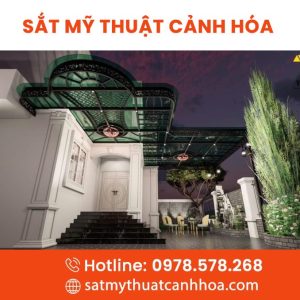 Mái Kính Sắt Mỹ Thuật MKS-89