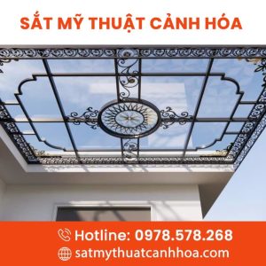 Mái Kính Sắt Mỹ Thuật MKS-93